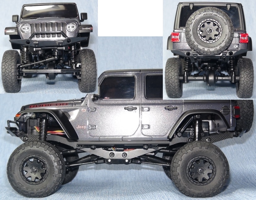 3DプリンタPLA+ ミニッツ 4×4 ジープラングラー用 ボディ5mmリフトアップ 京商 Kyosho Mini Z 4x4 Jeep Wrangler (送料込み)