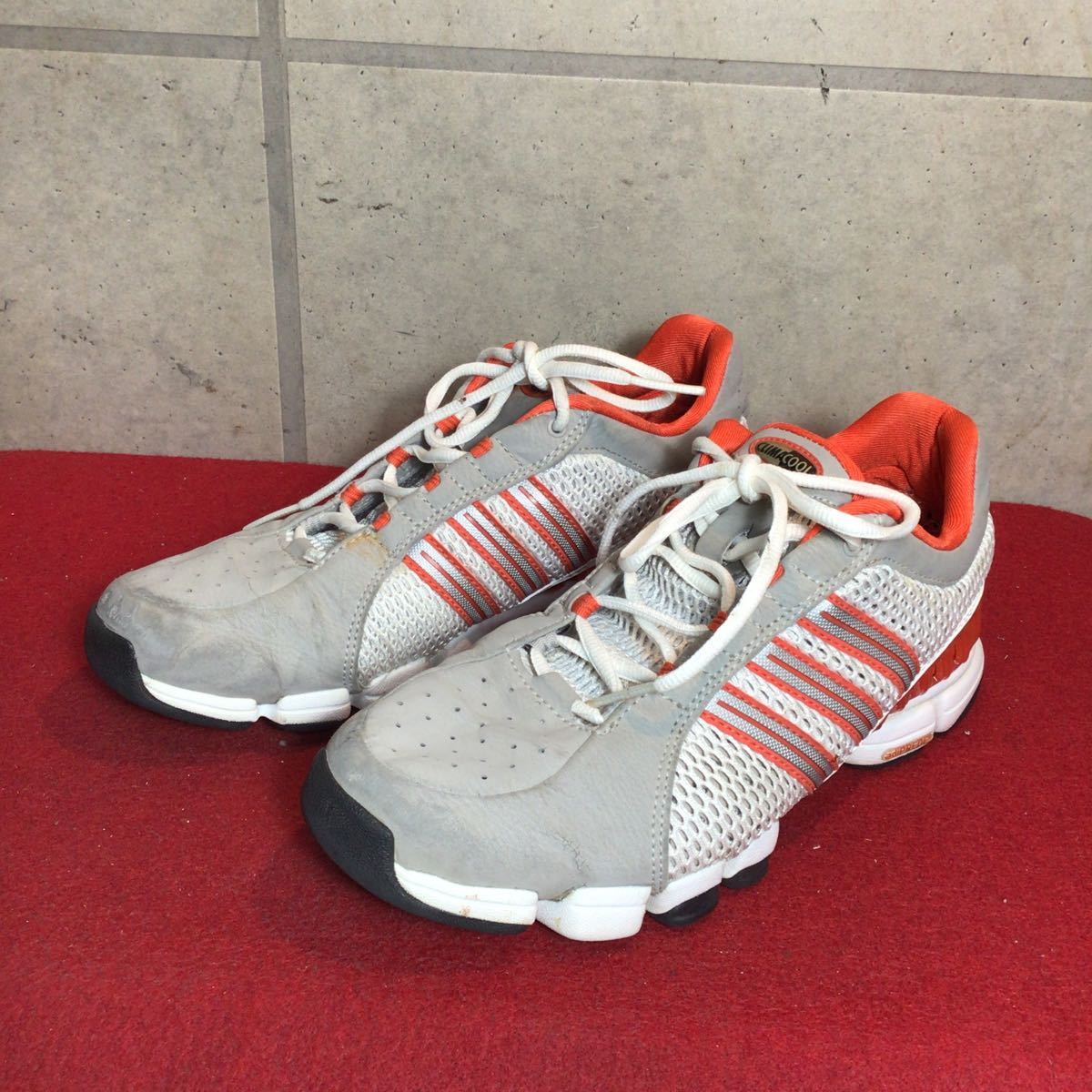 【売り切り!送料無料!】A-167 adidas fitFOAM トレーニングシューズ 23.5cm!中古箱無し!_画像2