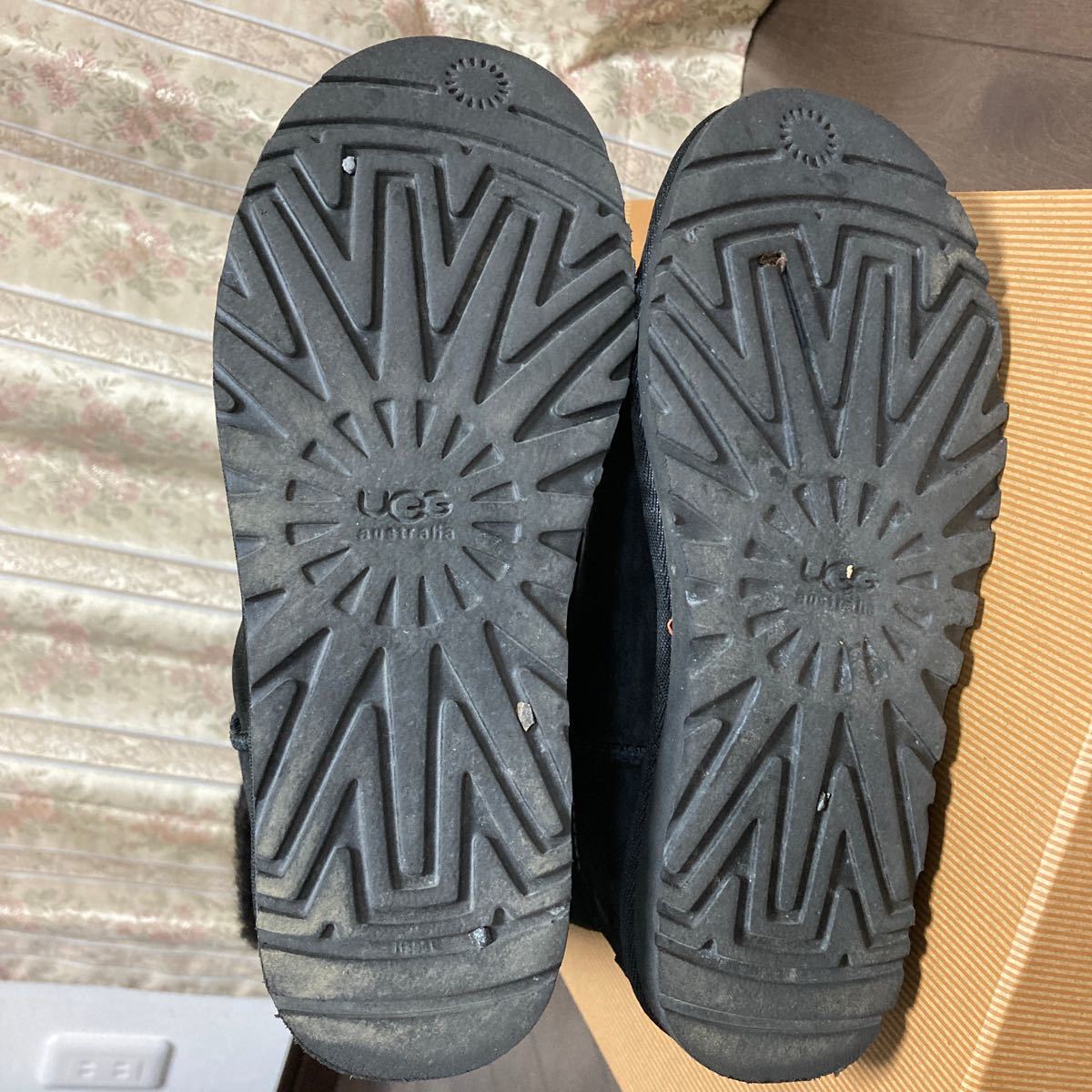 UGG アグ W ROSANA ムートンロングブーツ ブラック 23 0cm UGG アグ W ROSANA ムートンロングブーツ ブラック 23 0cm