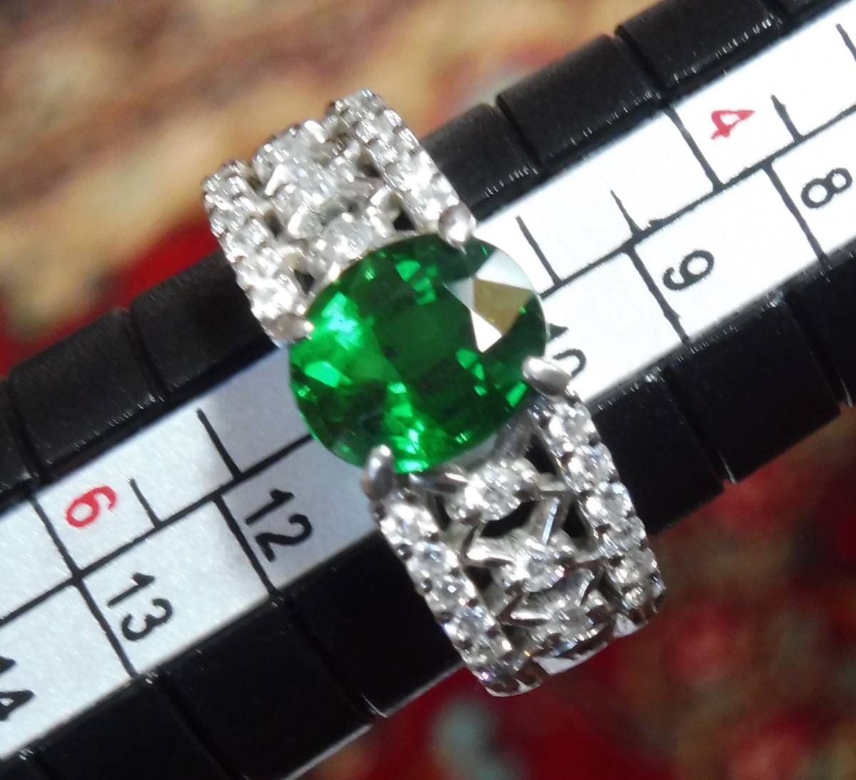 ついに再販開始!】 ⭐天然 ツァボライト ルース 2.04ct 各種パーツ
