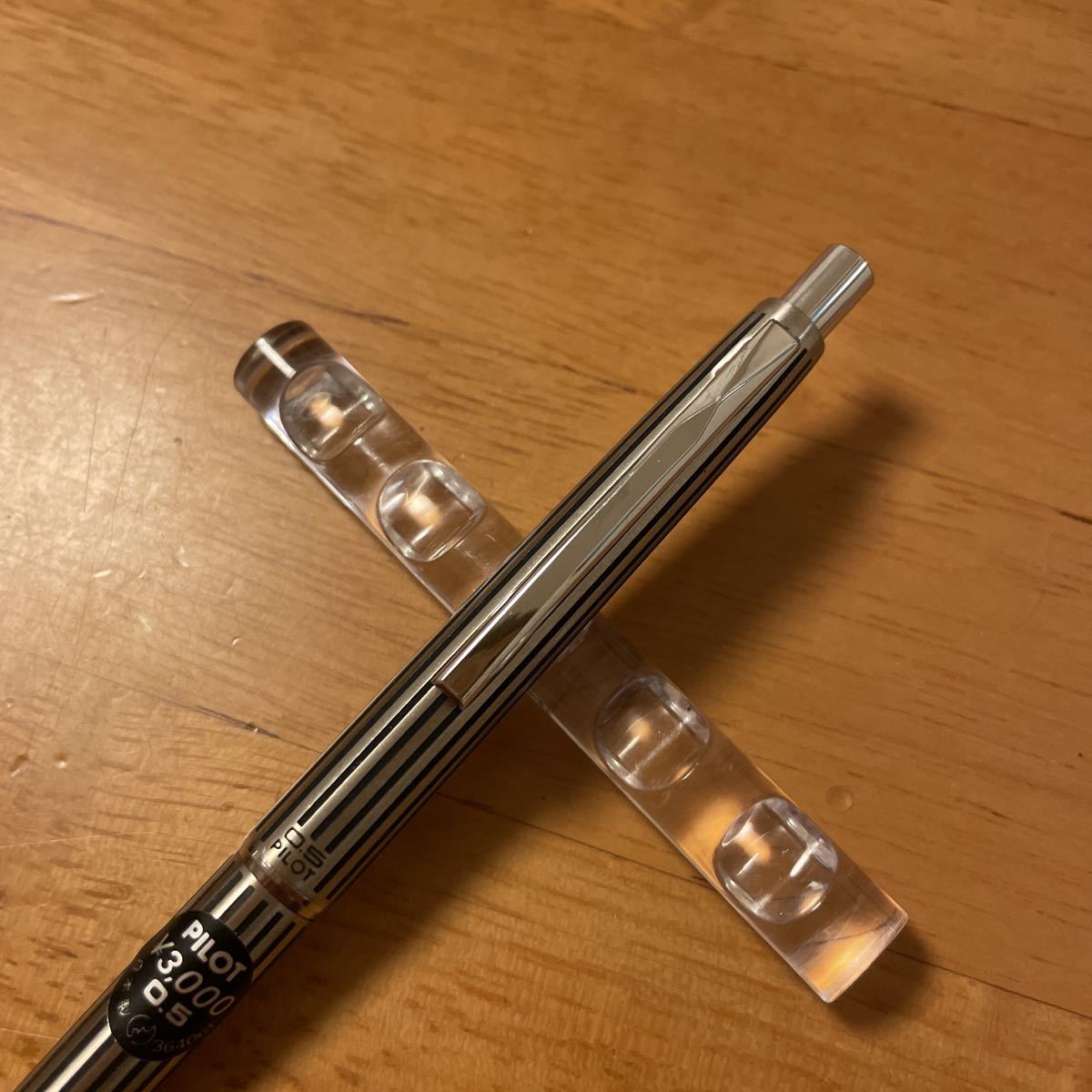 新品 廃盤 PILOT パイロット 蝕刻 トップチャック式 シャーペン 0.5mm 昭和レトロ