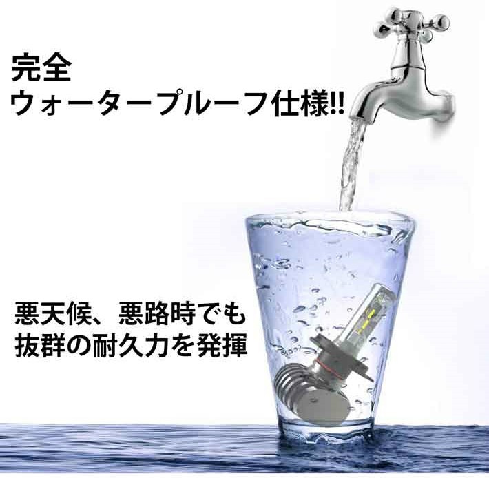 送料無料 S イスト NCP6# H14.05～H17.04 H4 HI/Lo切替 車種別設定で簡単安心取付 LED 2個セット　車検対応6500k 8000LM_画像5