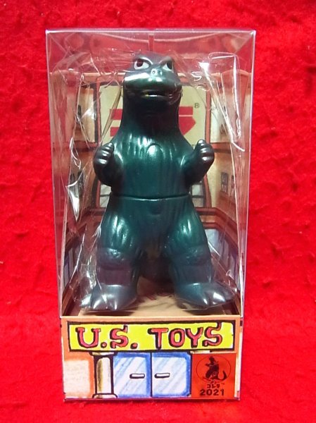 ☆ゴジラ 1964 モスゴジ 緑系/ミニソフビ/U.S TOYS_画像1