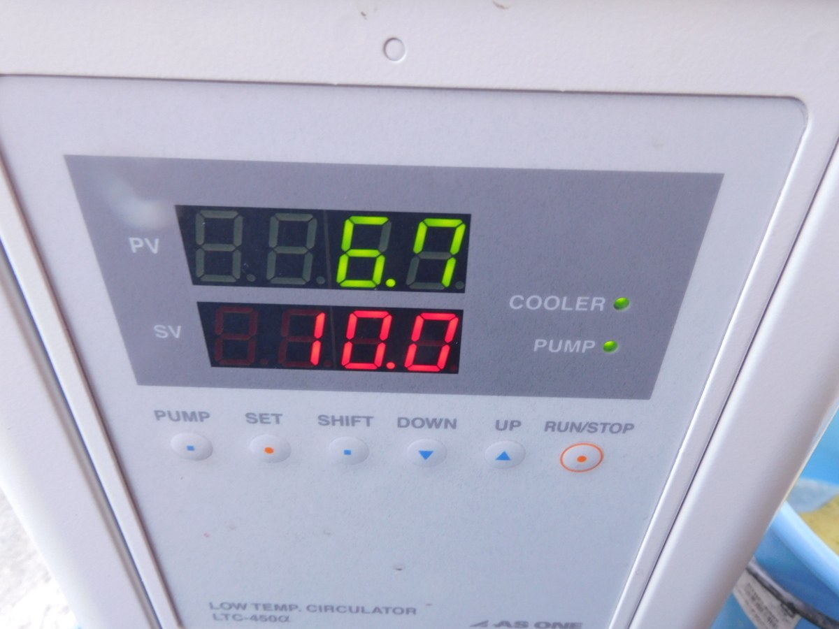 【2018年/送料無料】アズワン 冷却水循環装置 LTC-450α HFC新冷媒 サーキュレーター ポンプ 100V 本体 中古_画像6