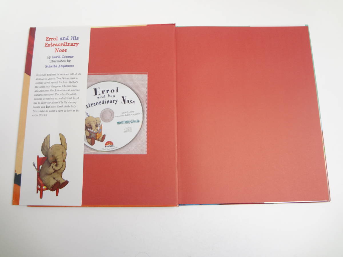 [ English ]CD attaching!*.. e roll nose *Errol And His Extraordinary Nose* hard cover * foreign book picture book [6]