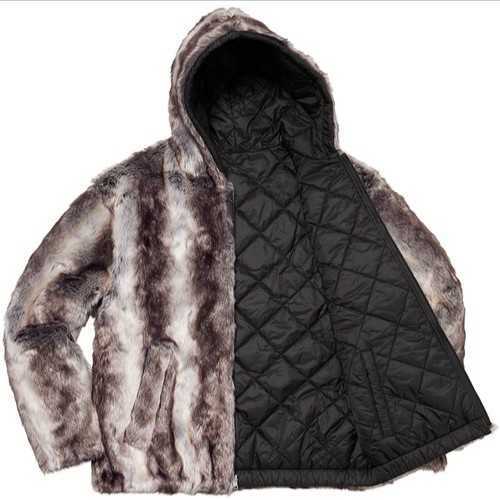 新品 Mサイズ Faux Fur Reversible Hooded Jacket 20FW ファー