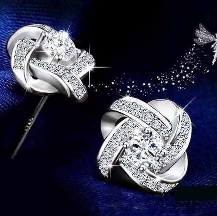  earrings pearl manner pearl manner on goods wedding crystal Star ear stud earrings jewelry wedding accessory b-kre