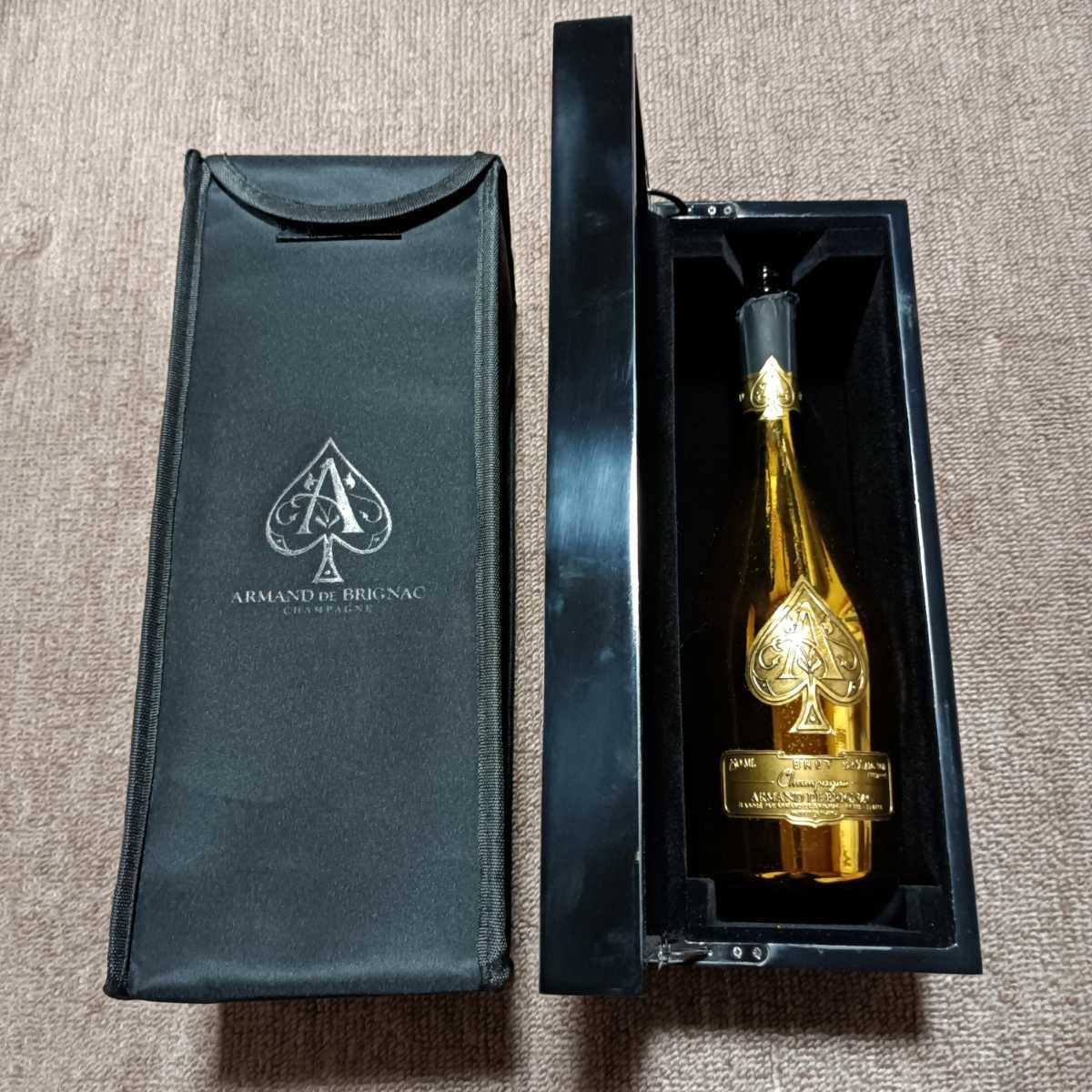 アルマンドブリニャック 空瓶 化粧箱 アルマンド ARMAND DE BRIGNAC CHAMPAGNE 専用ケース シャンパン コレクション アルマンド_画像1