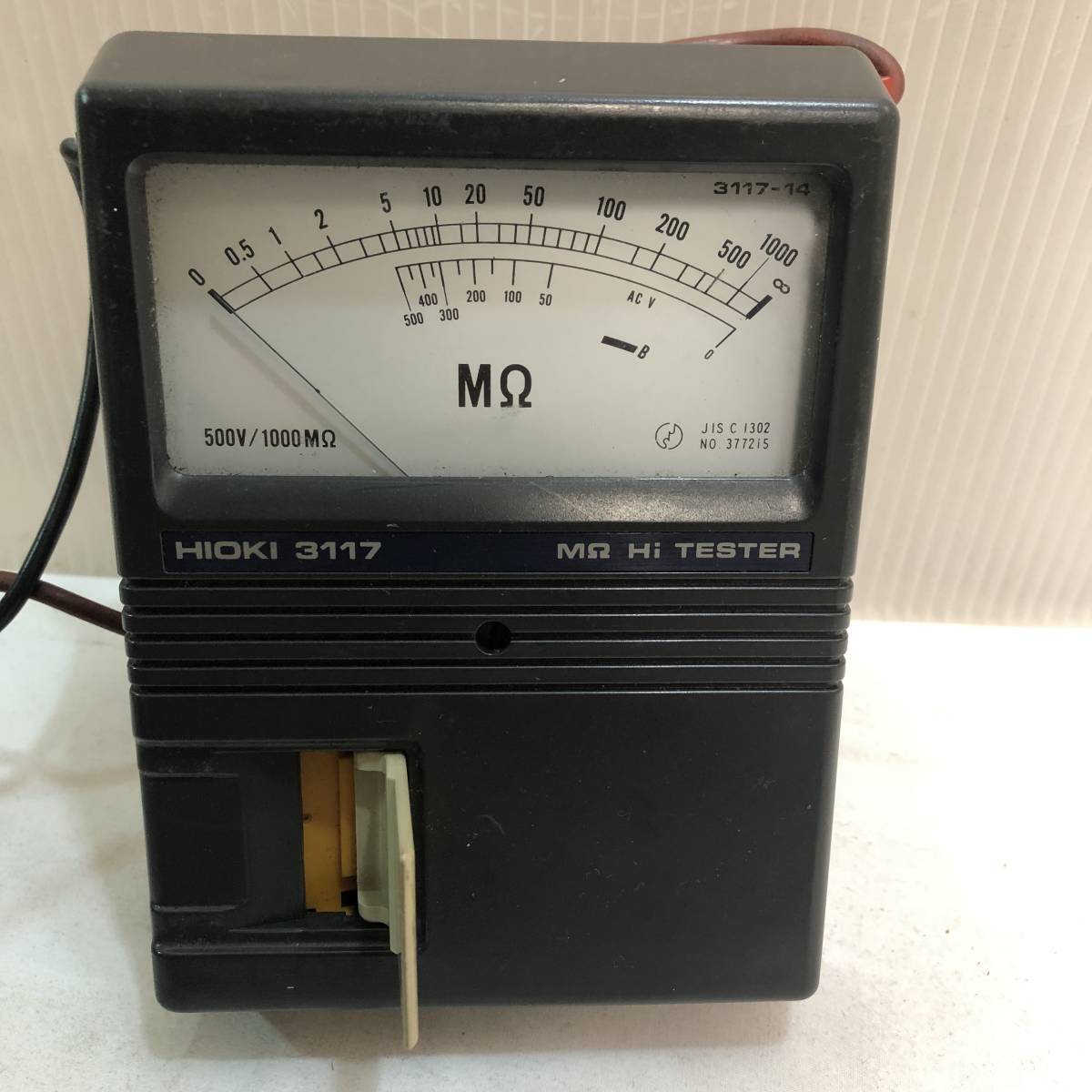 Yahoo!オークション - 日置電機 HIOKI 3117-14 電池式 絶縁抵抗 Yahoo!オークション - 日置電機 HIOKI 3117-14 電池式 絶縁抵抗