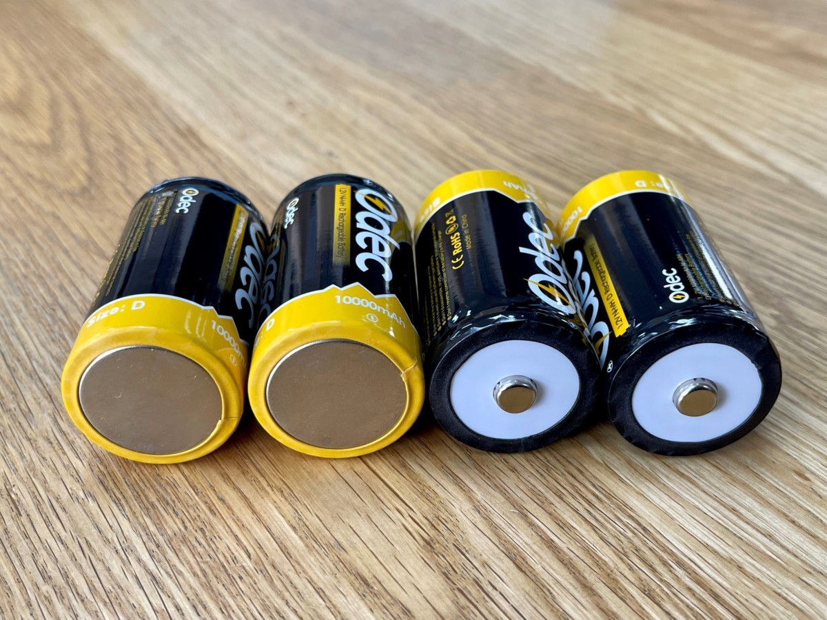 Odec 充電式 ニッケル水素電池 単2形 4個パック 1.2V 10000mAh Ni-MH 約1200回使用可能 充電池 サイズD_画像6