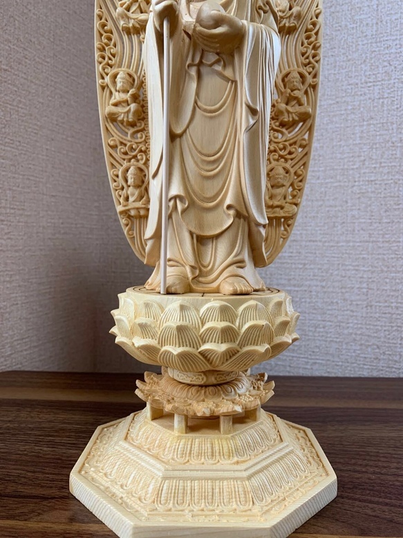 仏像 木彫 地蔵菩薩像 檜木｜PayPayフリマ