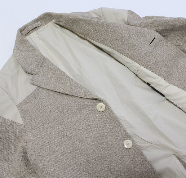 Nigel Cabourn AUTHENTIC ナイジェルケーボン 英国製 MAROLLY JACKET LINEN リネン マロリー ジャケット48 Ventile ベンタイル_画像4