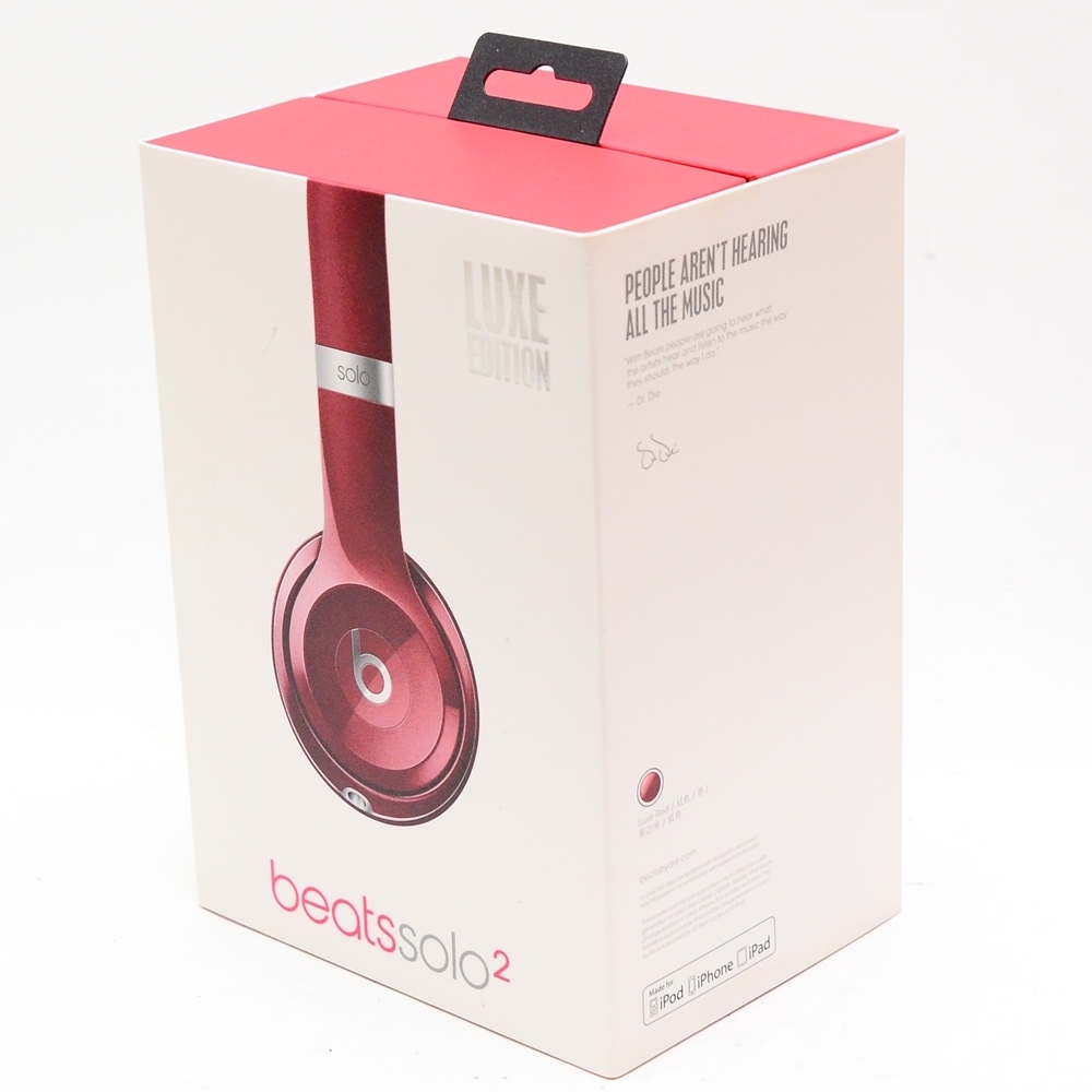 Beats by Dr.Dre Solo2 ヘッドホン B0518 ラックスレッド ビーツ ソロ2 折りたたみ ヘッドフォン_画像8