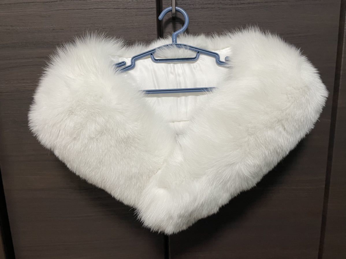 値下げ【未使用】saga furs royal ロングファーマフラー フォックス