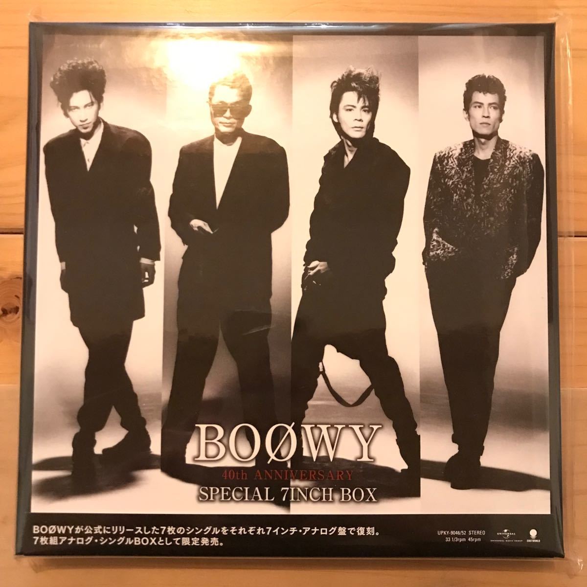 新発売 BOOWY Special 【生産限定盤】(7枚組/BOX仕様/7インチシングル 