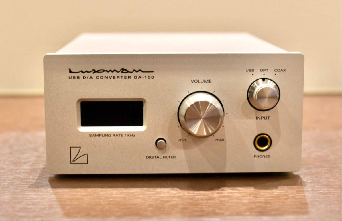 動作品】LUXMAN ラックスマン USB DAC D/Aコンバーター DA-100 電源