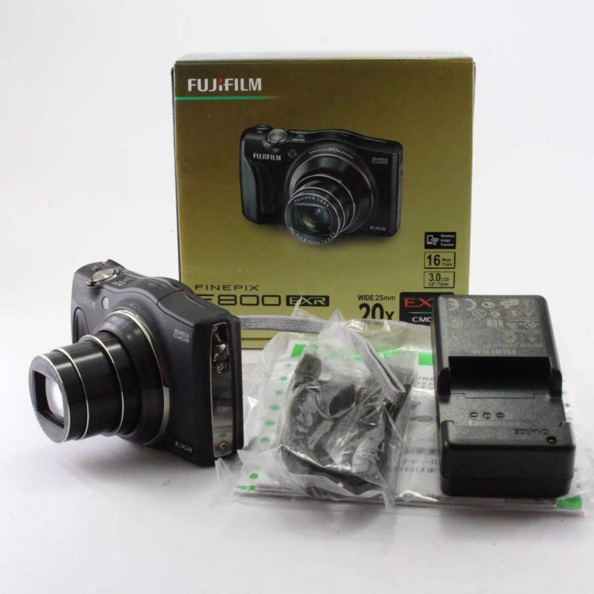 FUJIFILM デジタルカメラ FinePix F800EXR ブラック
