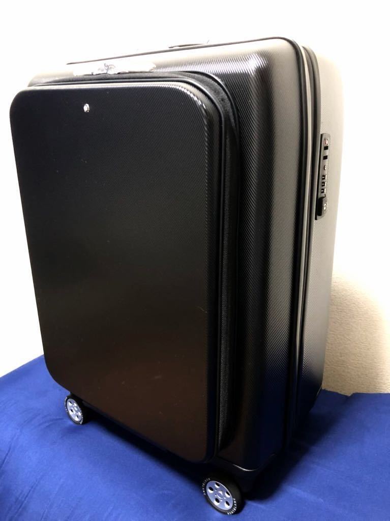 モンブラン スーツケース　ブラック　ポリカーボネート　未使用品　キャリーケース ビジネスバッグ　MONTBLANC Samsonite TUMI  カバン