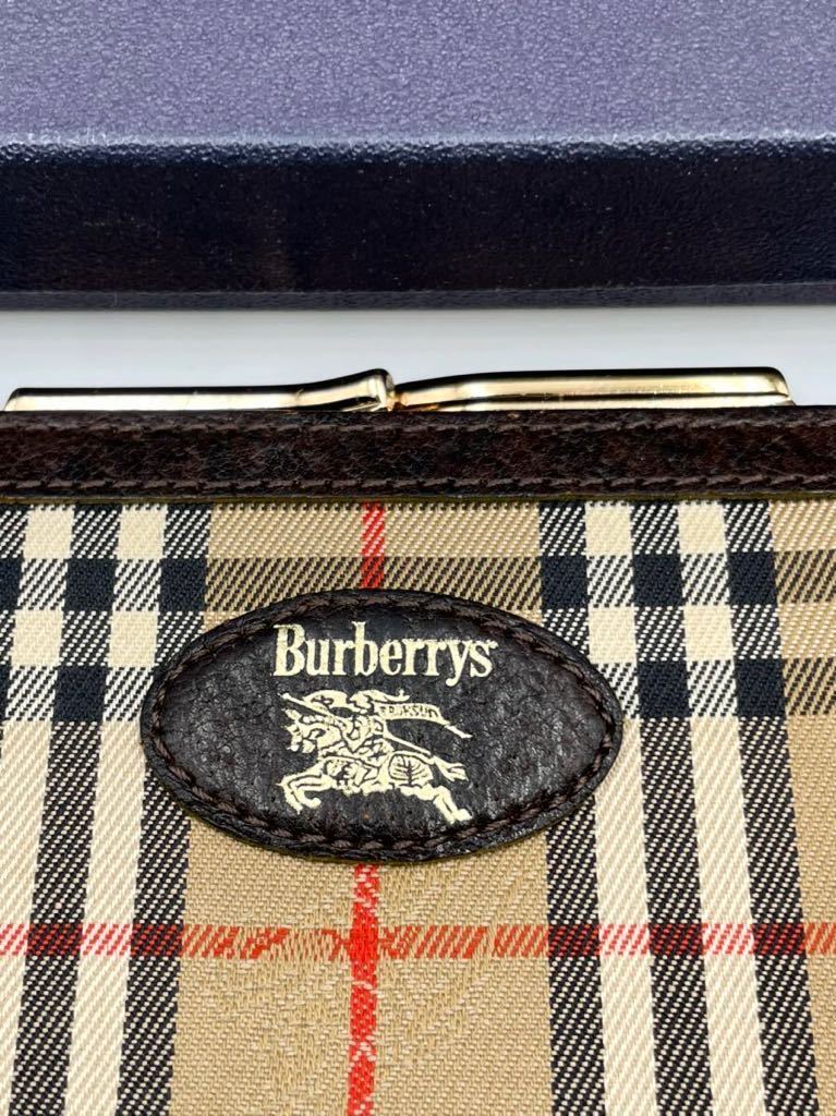 未使用品　バーバリー　二つ折り財布　小銭入れ付き　BURBERRY メンズ　レディース　コインケース　