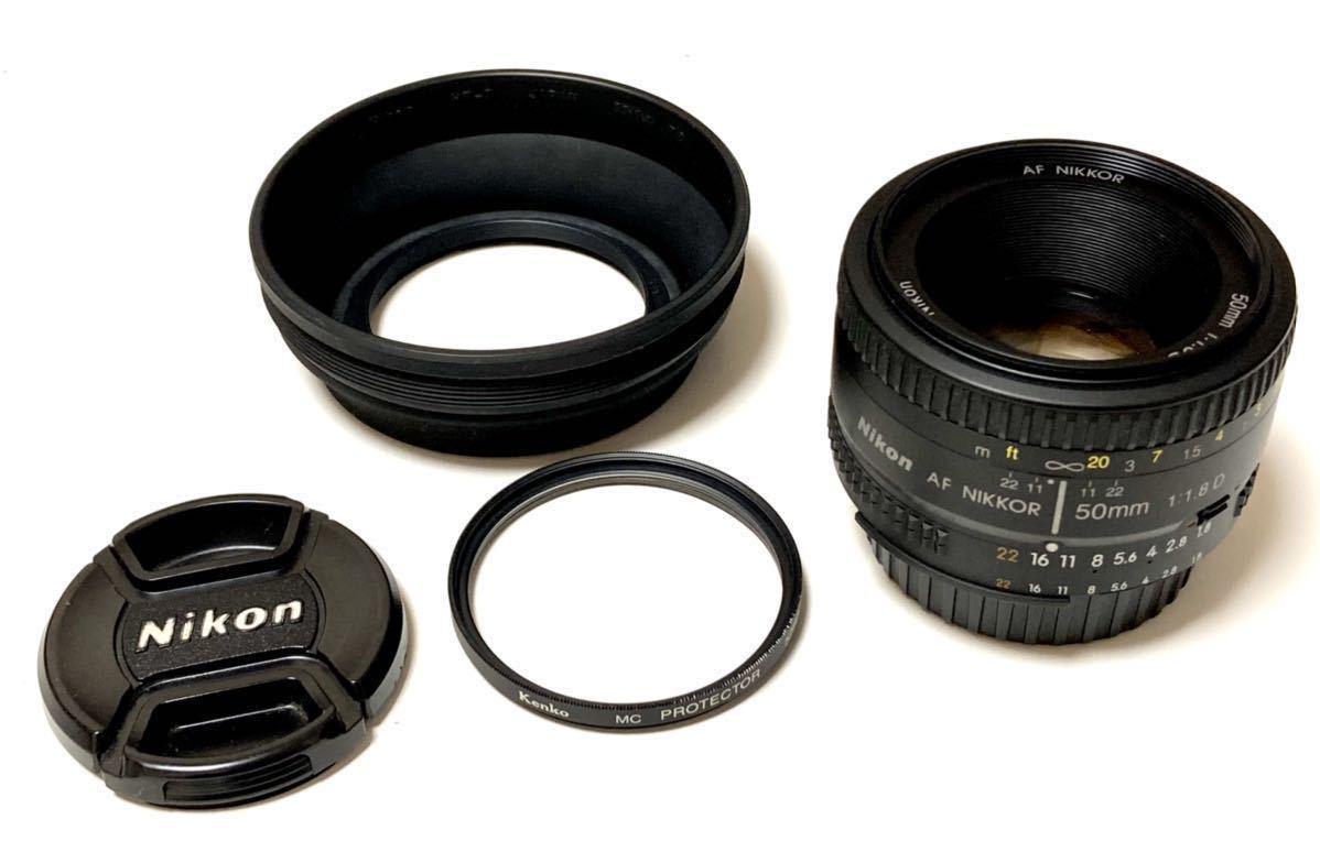 動作確認済】Nikon 単焦点 AI AF Nikkor 50mm f/1.8D ラバーレンズフード HR-2 品