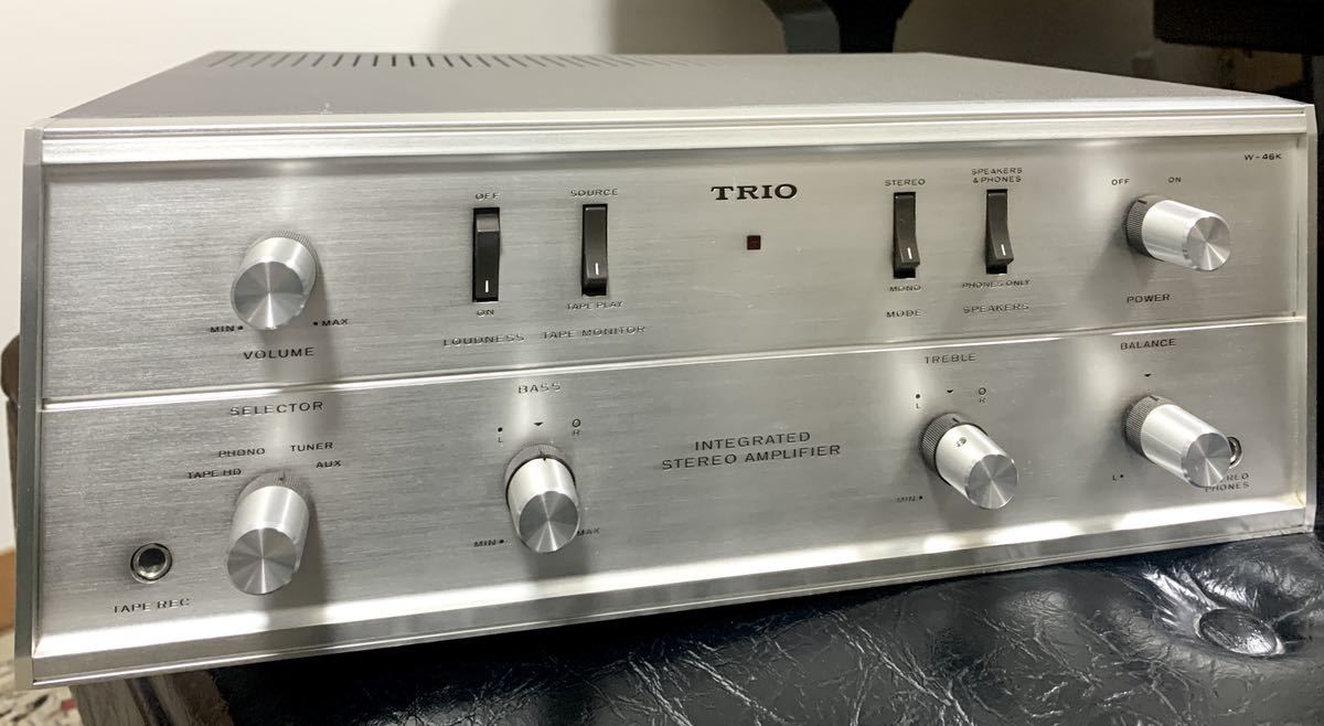 TRIO W-46K 真空菅プリメインアンプ メンテナンス品 gastech.com.tr