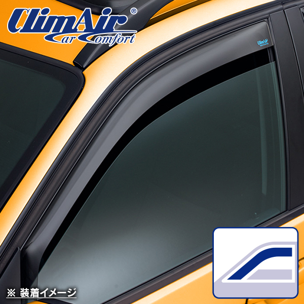 クリムエアー ドアバイザー フロント用 メルセデスベンツ GL-クラス X164 SUV 5ドア 2006-2013_画像3