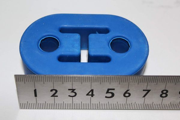  strengthen muffler hanger mount ring hanging rubber ( blue, hole diameter 12 mm 2 hole × 3 piece set )