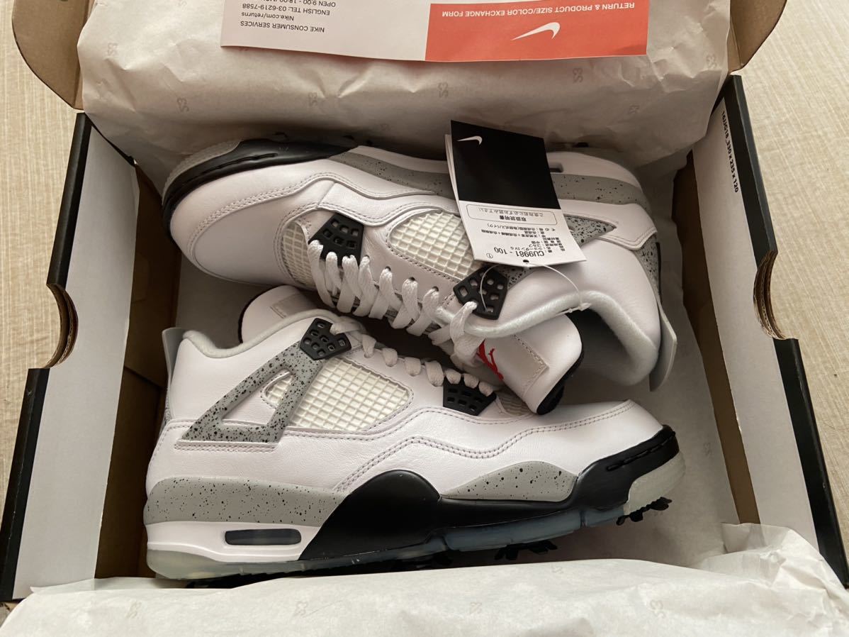 25.5cm《国内正規 新品 黒タグ》ナイキ エアジョーダン4 ゴルフ NIKE