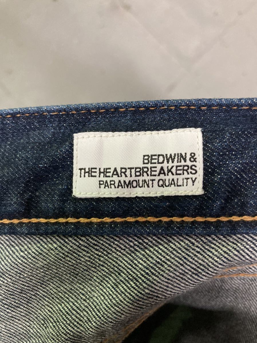  beautiful goods! BEDWIN & THE HEARTBREAKERS Denim pants! made in Japan 