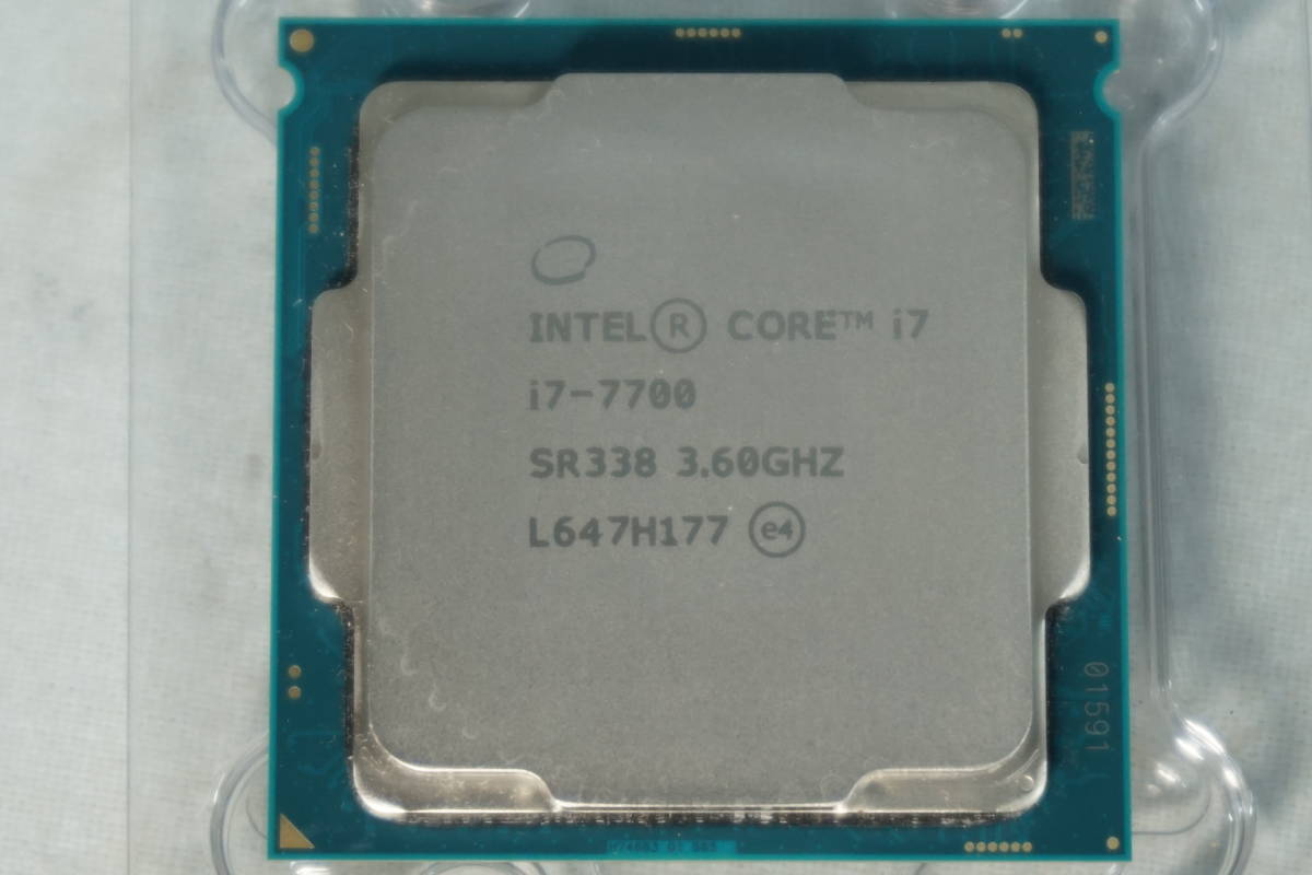 安い国産 CPU i7-7700 3.60GHz TB時4.20GHz P5DyW-m10236309641 www