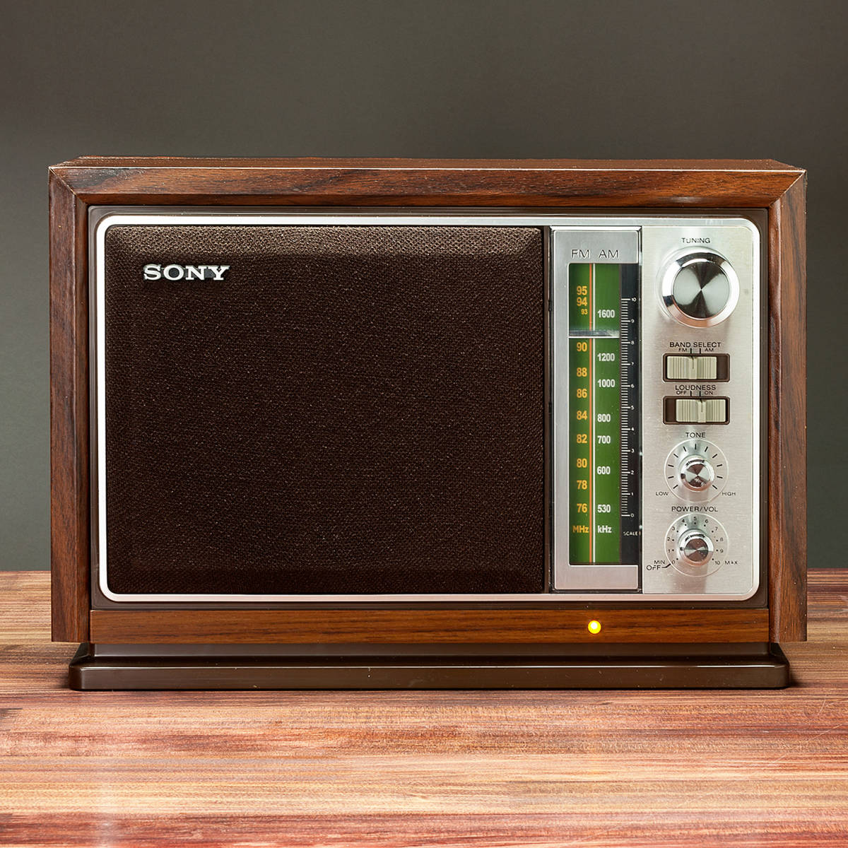 SONY транзистор радио ICF-9740 AM/FM Showa Retro . интерьер . выдающийся!FM. 95MHz до прием смартфон Appli. звук . можно наслаждаться.