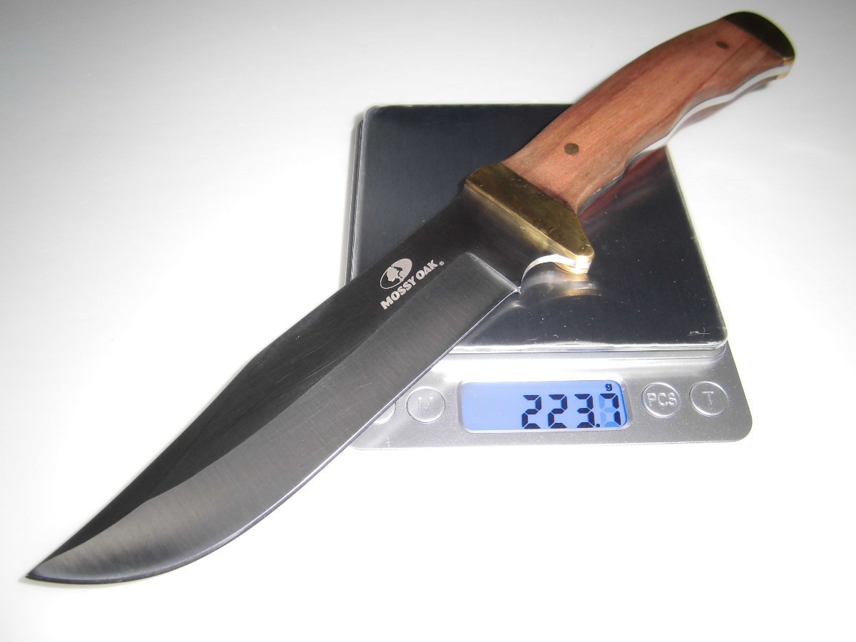 27cm シースナイフ フルタング 天然木 レザーシース アウトドア 高品質 新品