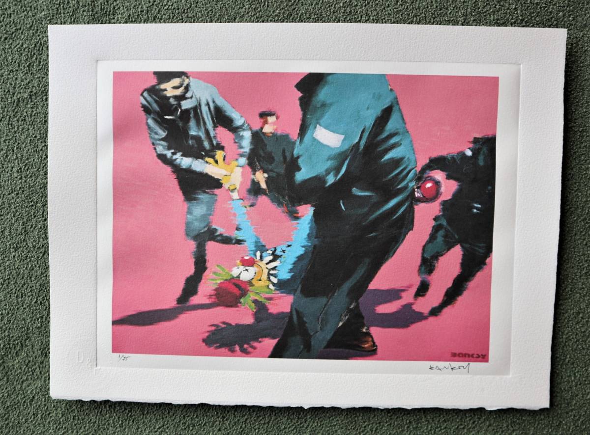 バンクシー Banksy (You told that joke twice)★限定数販売★販売証明書付属★リトグラフ 1/75★エスタンプ★超特価