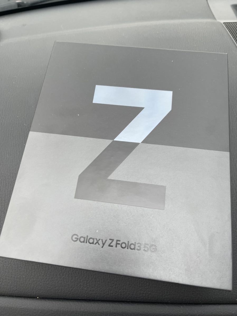 Samsung au Galaxy Z Fold3 SCG11 黒 ブラック SIMフリー △_画像1