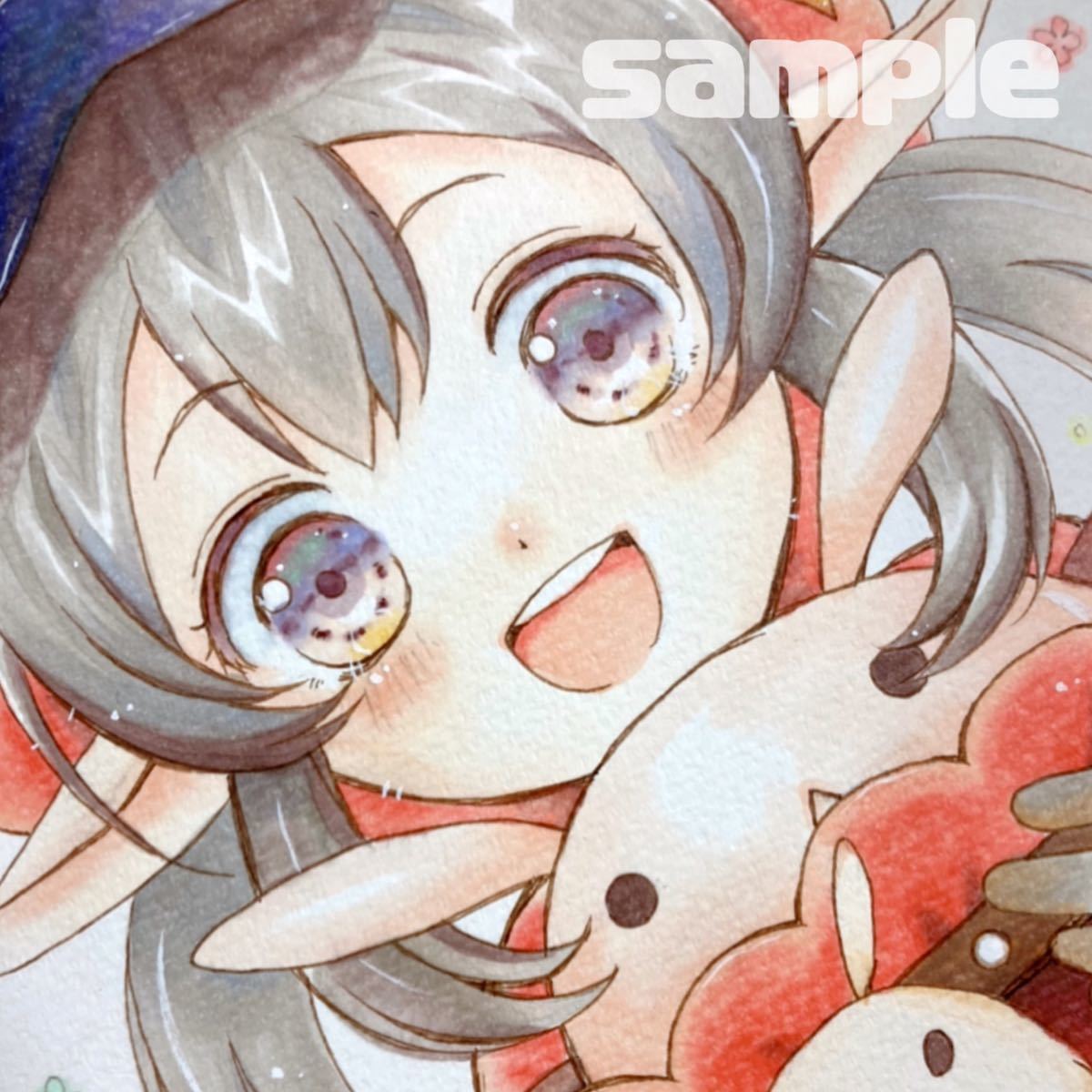 Yahoo!オークション - 同人 手描き イラスト 原神 クレー 原画 色紙 Yahoo!オークション - 同人 手描き イラスト 原神 クレー 原画 色紙