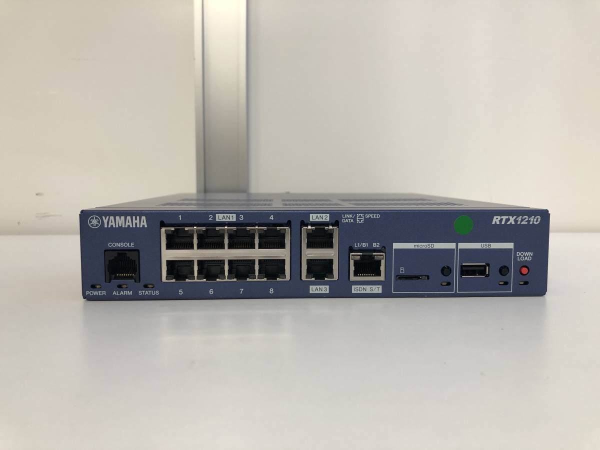 YAMAHA/ヤマハ ギガアクセスVPNルーター RTX1210 初期化済み YAMAHA/ヤマハ ギガアクセスVPNルーター RTX1210 初期化済み
