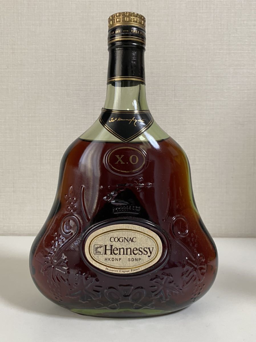 Hennessy ヘネシーXO グリーンボトル 金キャップ 古酒 長期保管品