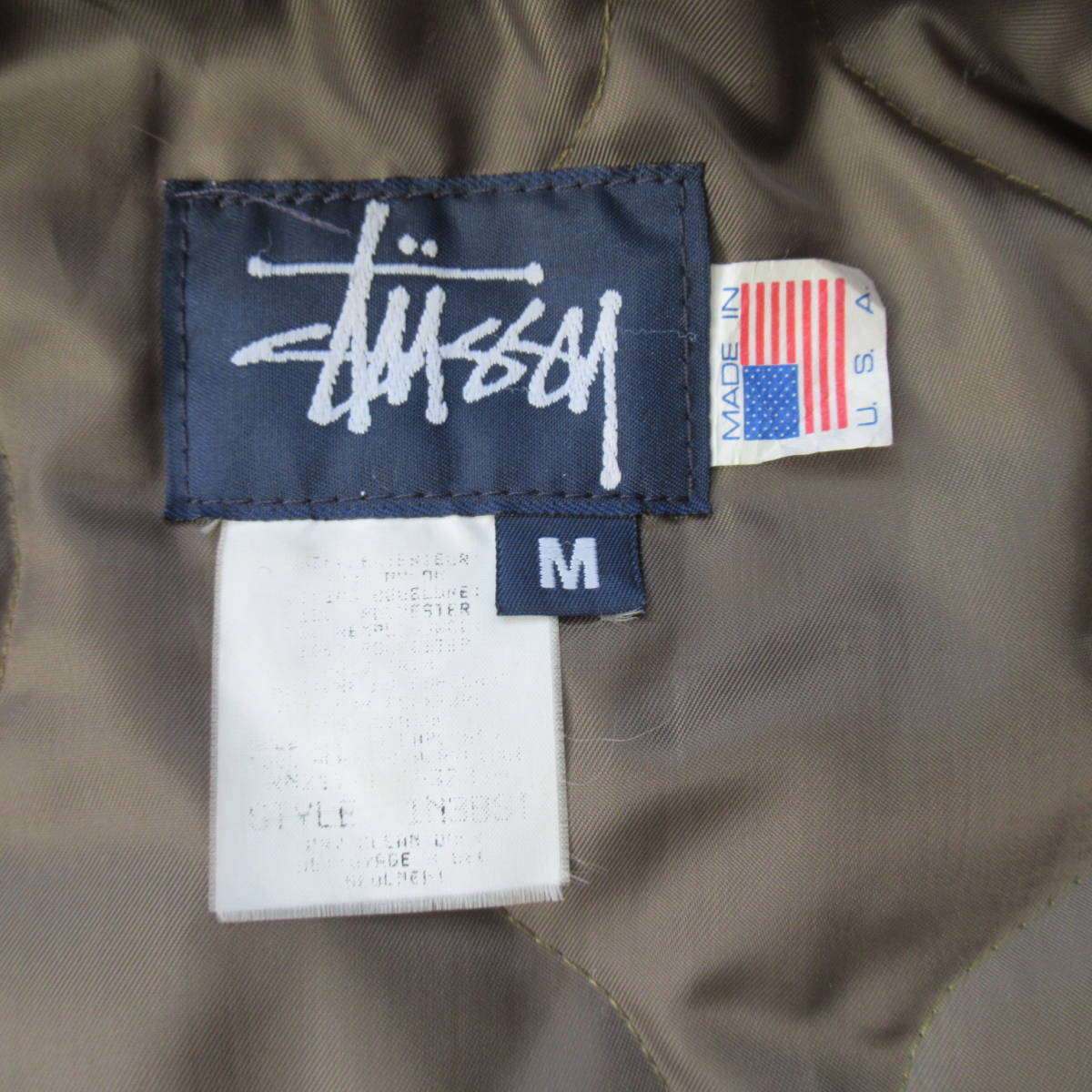 即決送込 90S USA製 stussy × SPIEWAK N-3Bフライトジャケット 即決送込 90S USA製 stussy × SPIEWAK N-3Bフライトジャケット