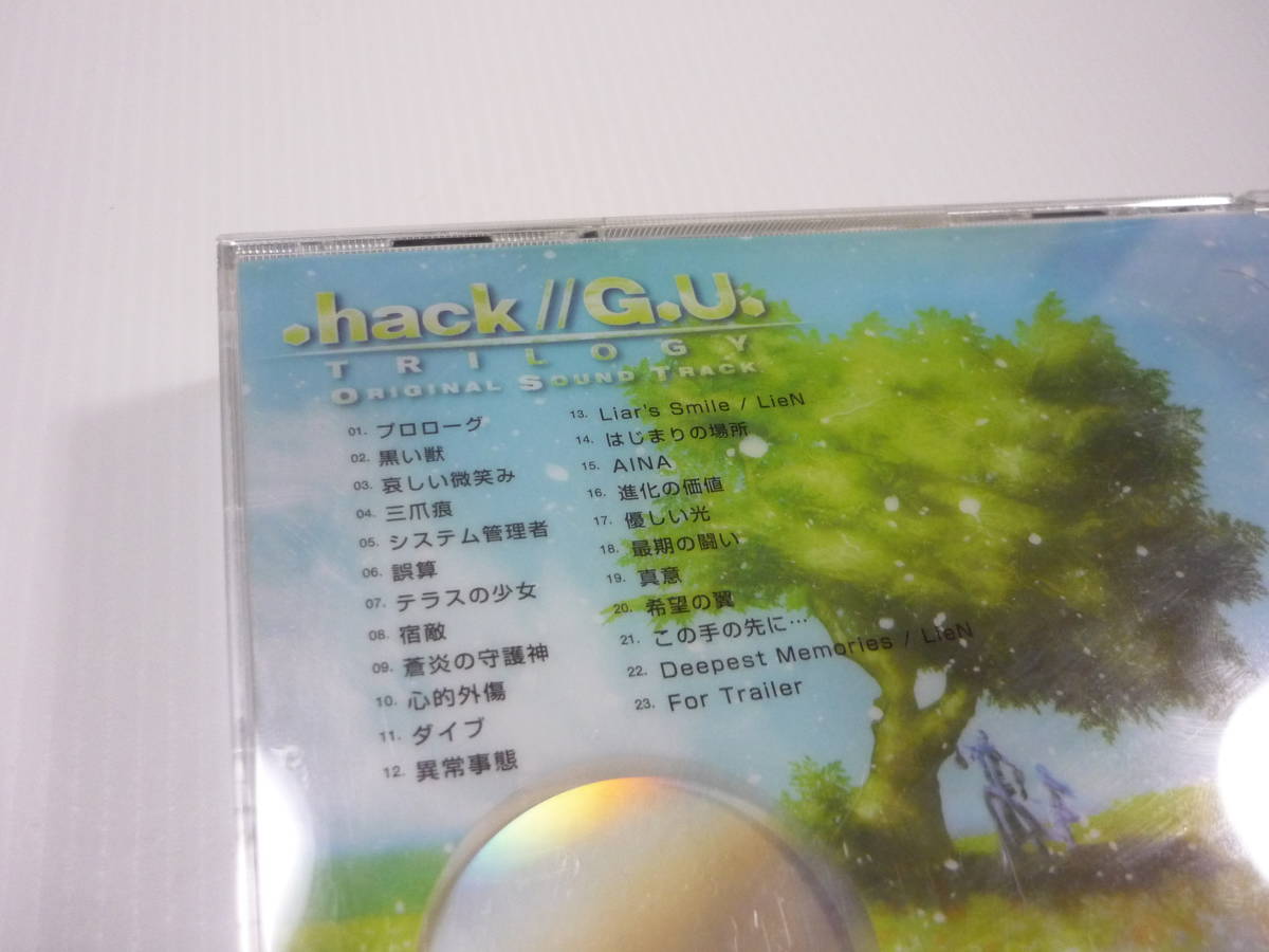 【送料無料】CD .hack//G.U. TRIOGY O.S.T. (CD-ROM付) / オリジナル・サウンドトラック サントラ 福田考代_画像3