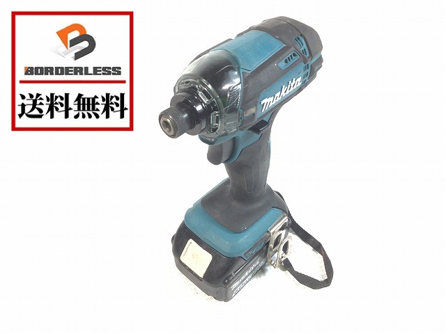 おトク】 ☆中古品☆ makita 44297 純正バッテリー1個(BL1860B)付き 【送料無料キャンペーン?】 【極美品】 急速充電器付き インパクトドライバ 18V TD149D マキタ 工具/メンテナンス