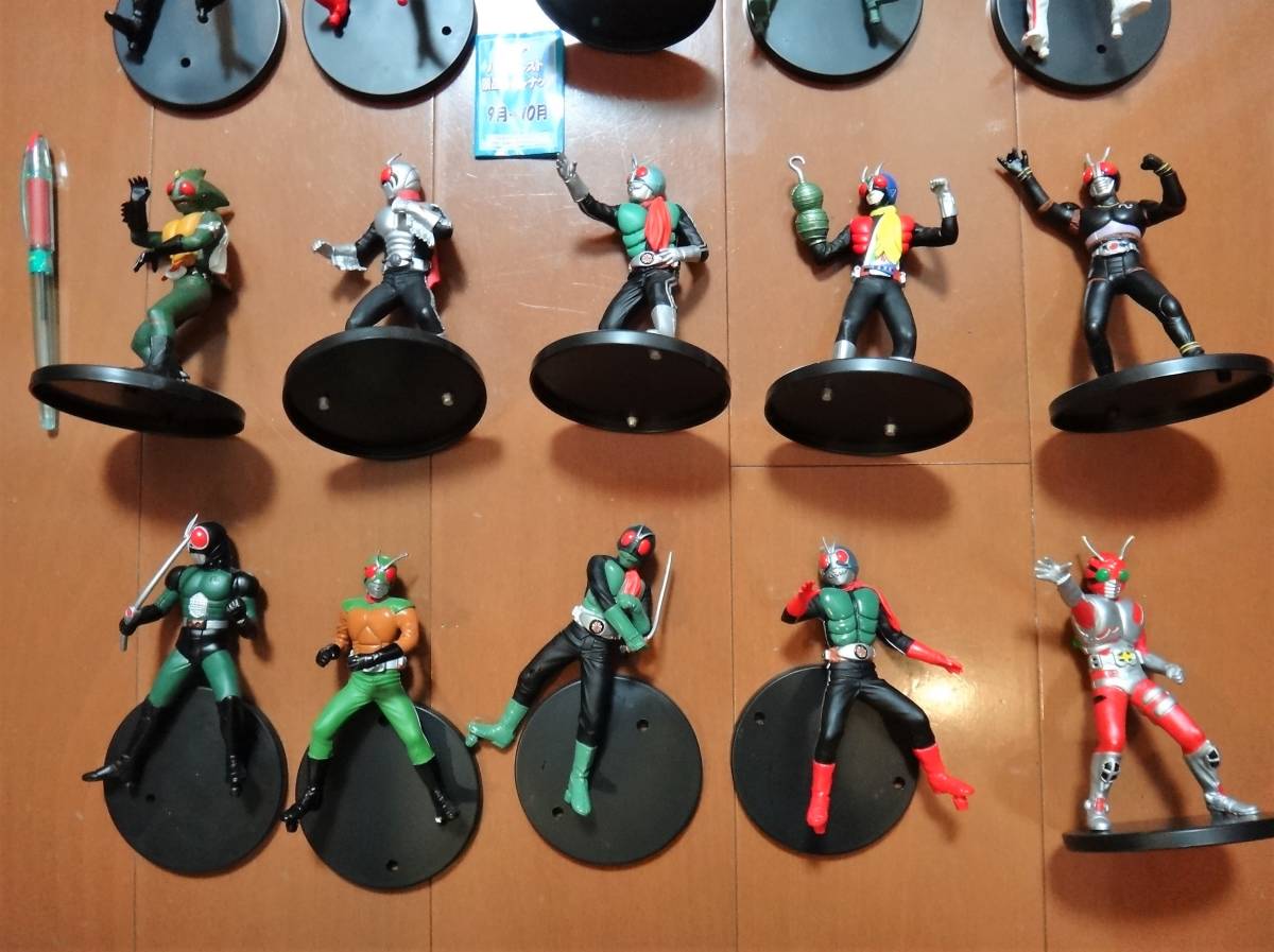仮面ライダー フィギュアコレクション パート1 2 3コンプリート 全