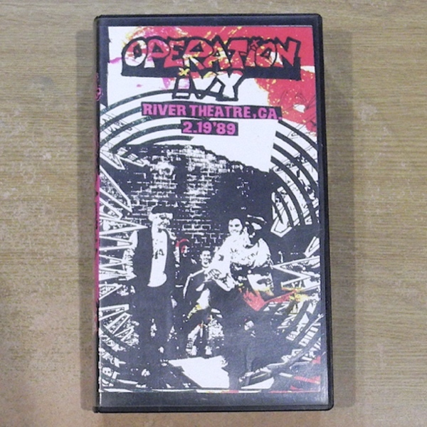 OPERATION IVY オペレーション・アイヴィー RIVER THEA TRE CA 1989年 ライブ ビデオテープ VHS_画像1