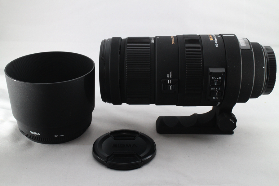 3338- シグマ SIGMA 望遠ズームレンズ APO 120-400mm F4.5-5.6 DG OS