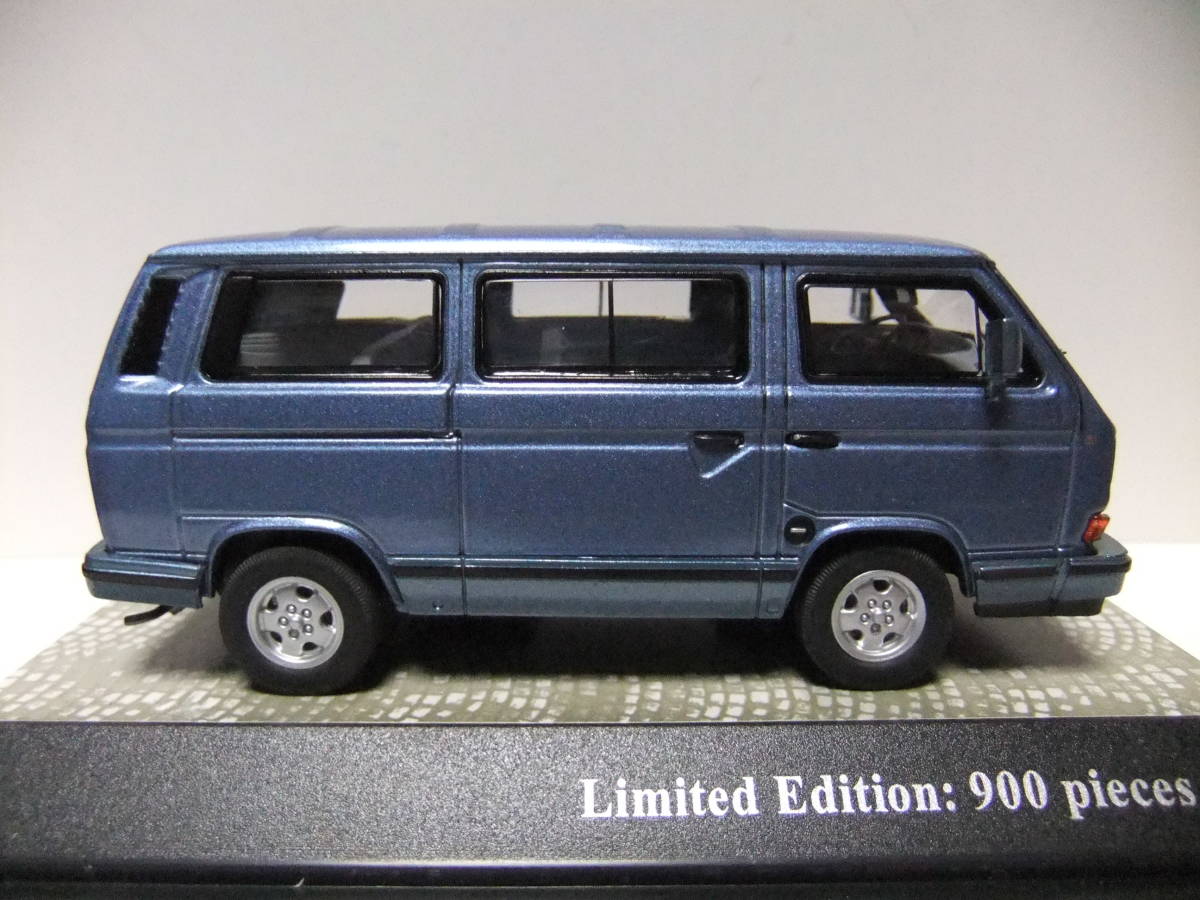 １／４３ フォルクスワーゲンＴ３ Volkswagen T3 Bus Blue Star １：４３ミニカー_画像4