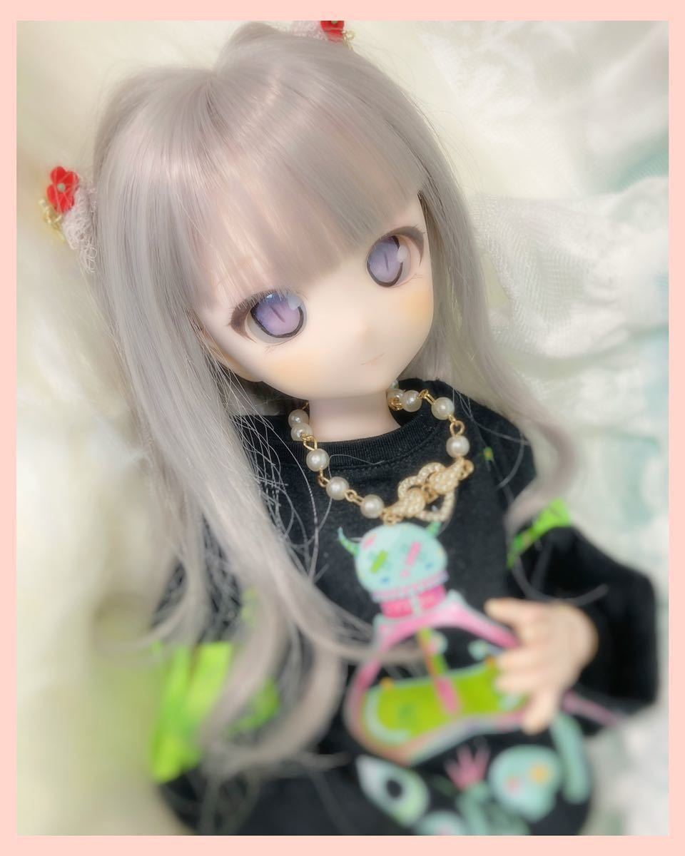 DD MDD カスタムヘッド　DDH-27番(セミホワイト肌)＋碁石アイ1種_画像3