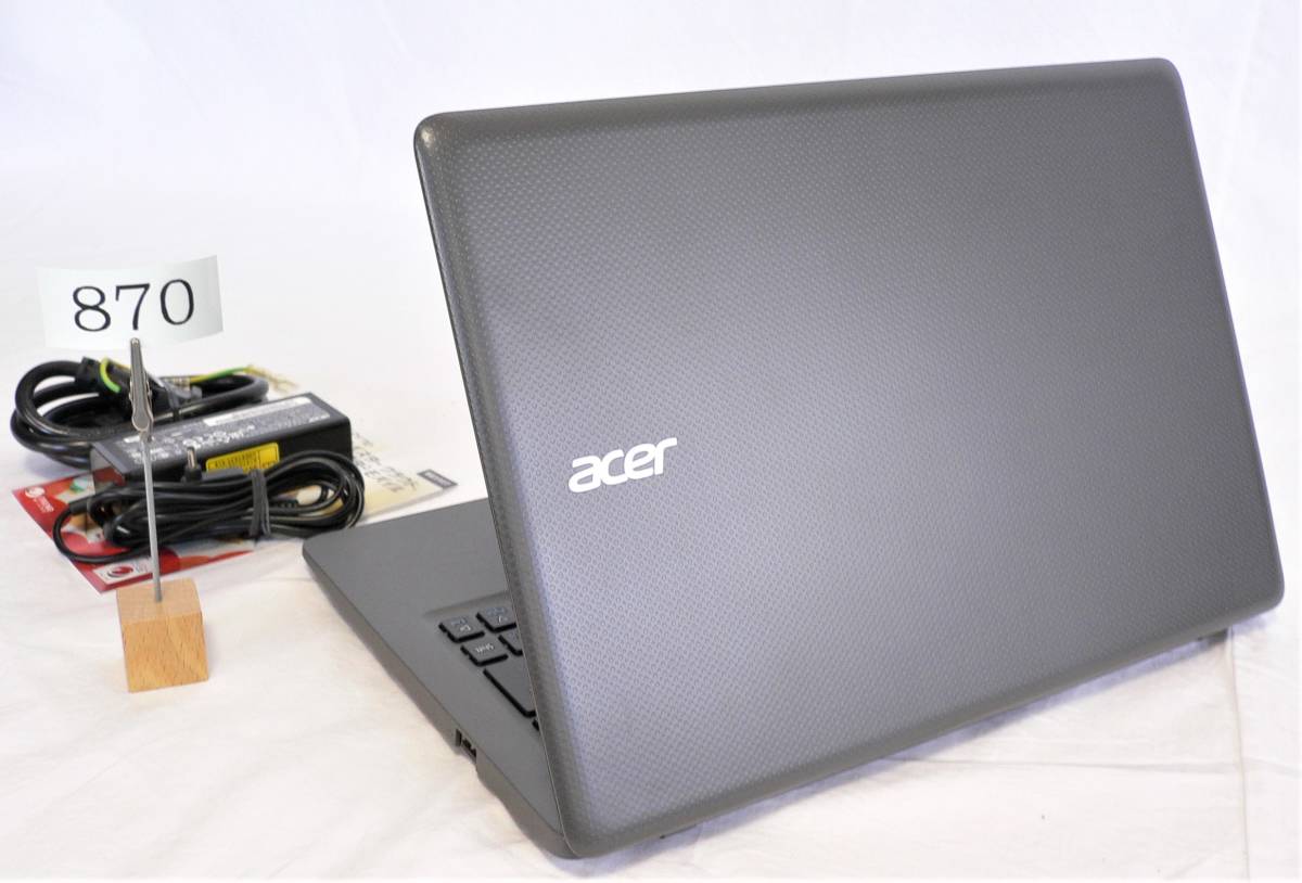 Bxあり【ほぼ新品】11.6HD(1366x768) エイサーacer Aspire One AO1-131-F12N CeleMax2.16GHz/Win11Pro/Office2021Pro即使ミネラルグレイ_ミネラルグレィのスリムなWindows11機