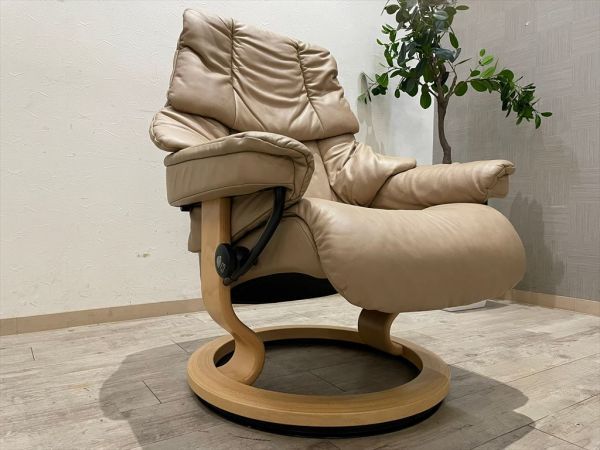 Stressless Mayfair』 リクライニングチェア総本革張りMサイズ
