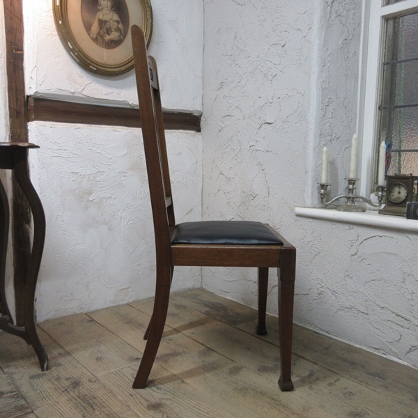 イギリス アンティーク 家具 ダイニングチェア 椅子 イス カフェ 店舗什器 木製 マホガニー 英国 DININGCHAIR 4096ｄ_画像6