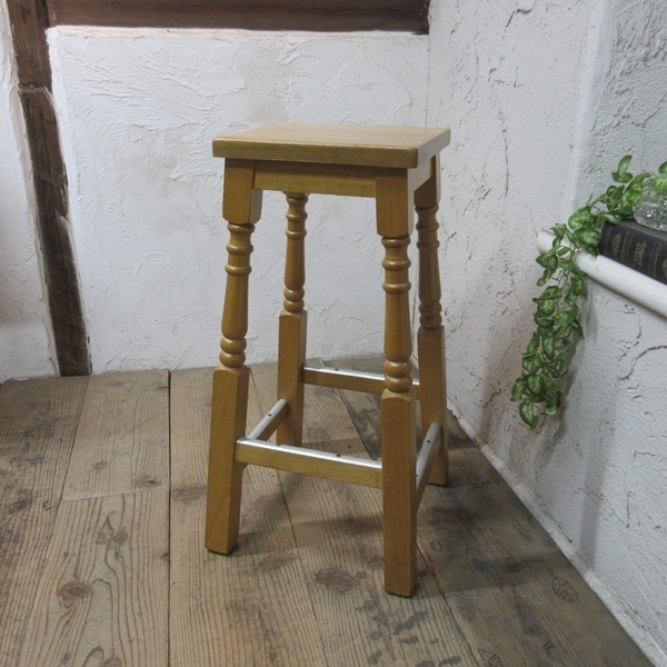イギリス ビンテージ 家具 キッチンスツール イス チェア 椅子 花台 木製 英国 OTHERCHAIR 6678bz