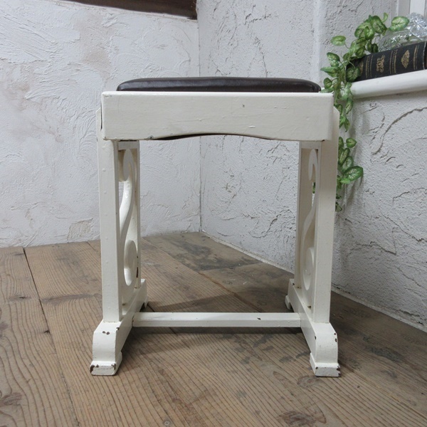 イギリス アンティーク 家具 スツール 椅子 チェア ペイント 木製 OTHERCHAIR 4185ｄz_画像2